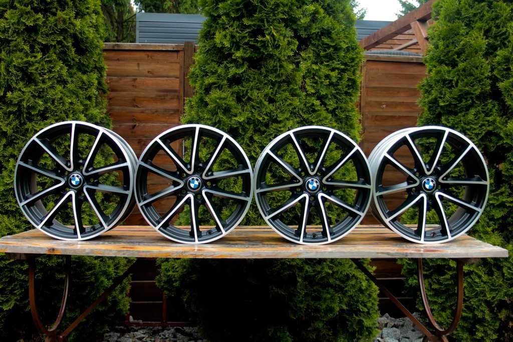 5x112 17 cali BMW X1 X2 1 czarne + CNC jak nowe