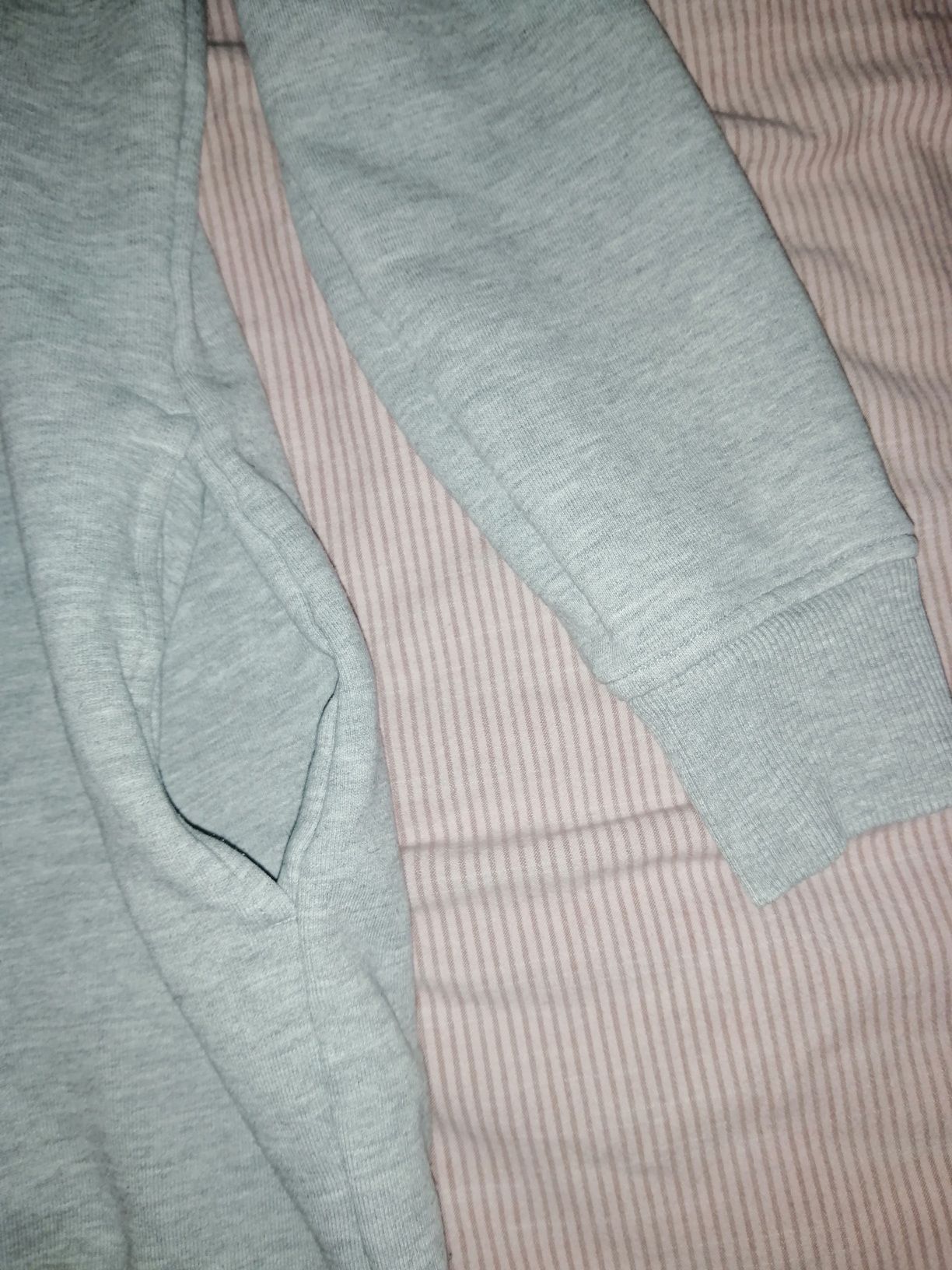 Sukienka dresowa EDC ESPRIT r. M szara długa bluza tunika golf ciepła