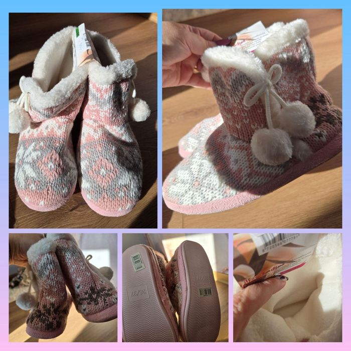 Zimowe kapcie r.36/37