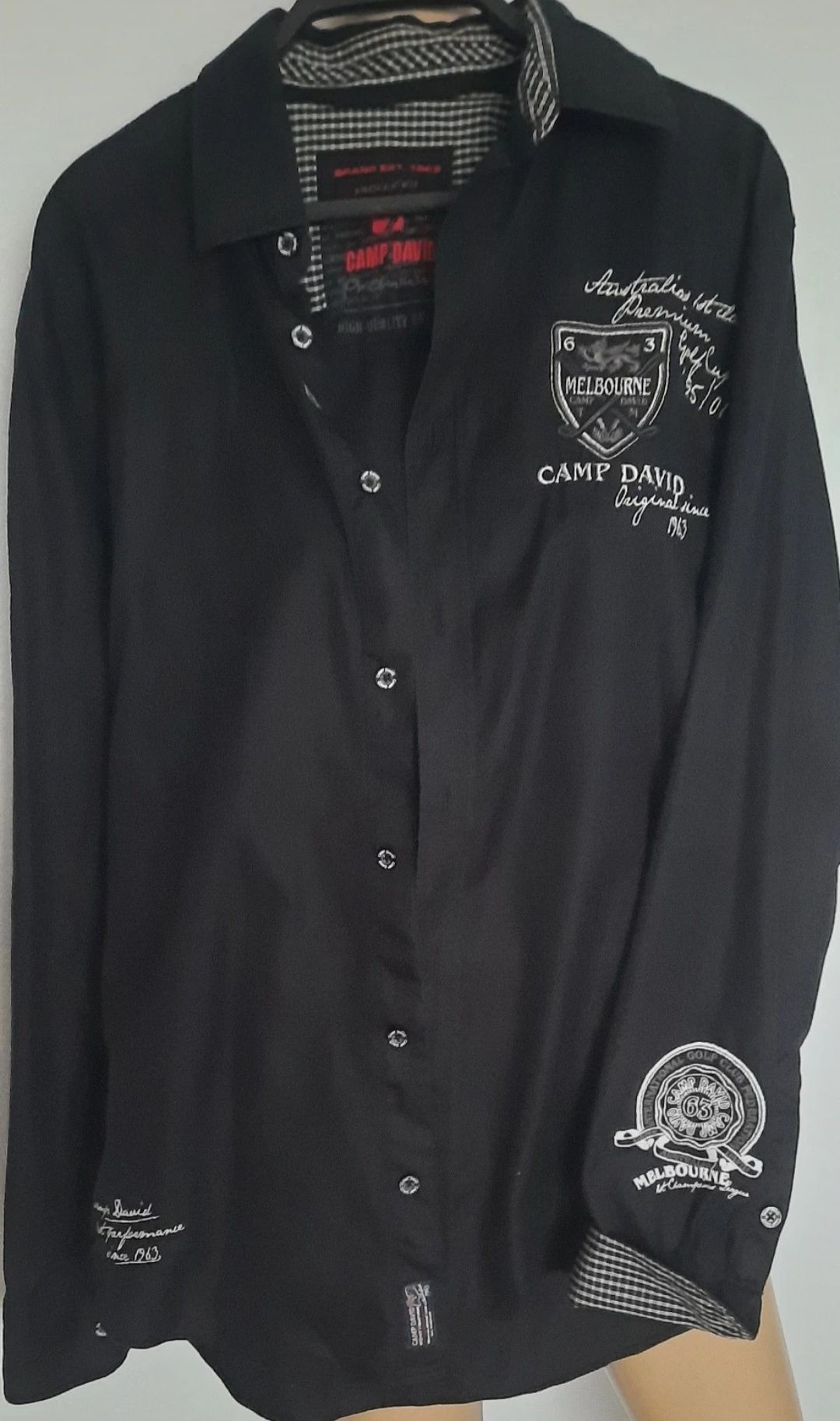 , Camp David koszula czarna L