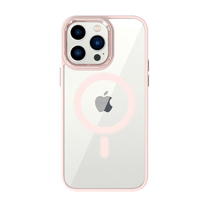 Tel Protect Magnetic Clear Case Do Iphone 14 Pro Max Łososiowy