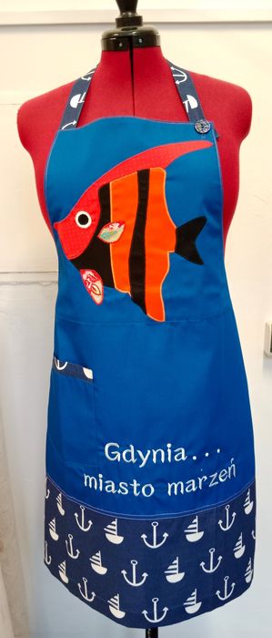 Fartuch damski  morski S/M/L