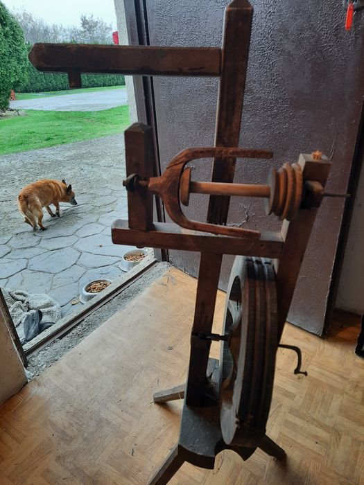 Wrzeciona i kołowrotki do przedzenia wełny 2 sztuki