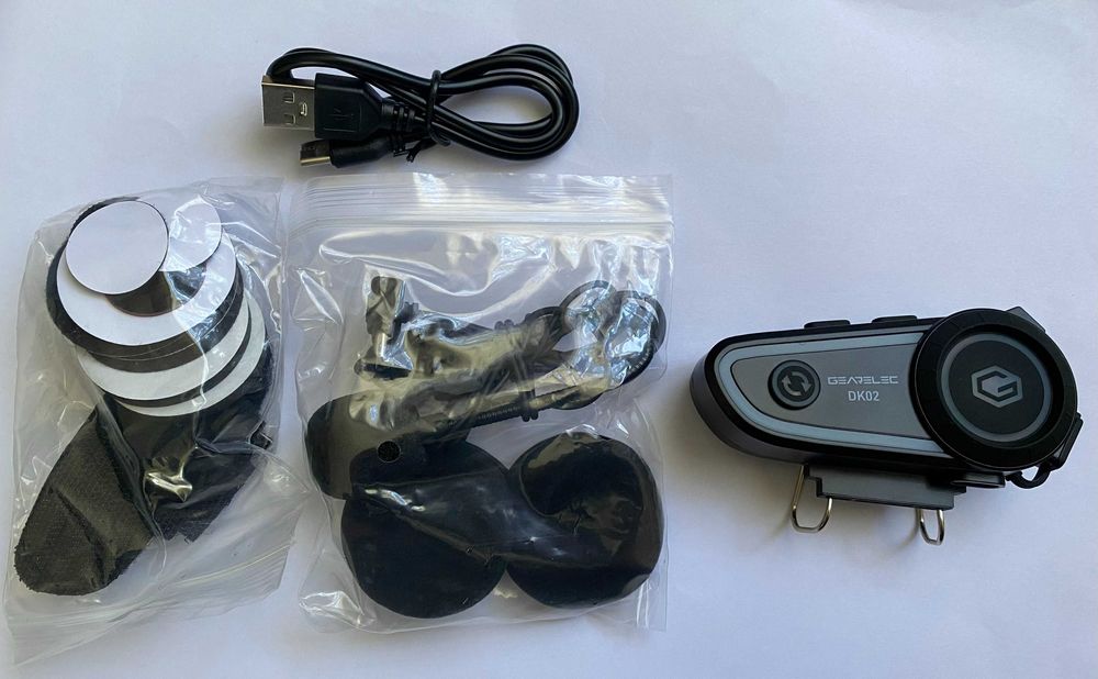 Мото гарнітура Bluetooth на шолом GEARELEC DK02 (500 грн)