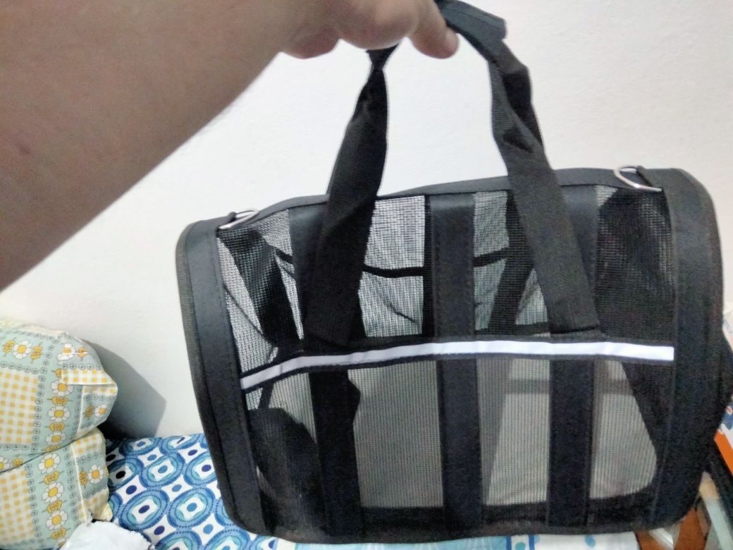 Mochila de transporte animal