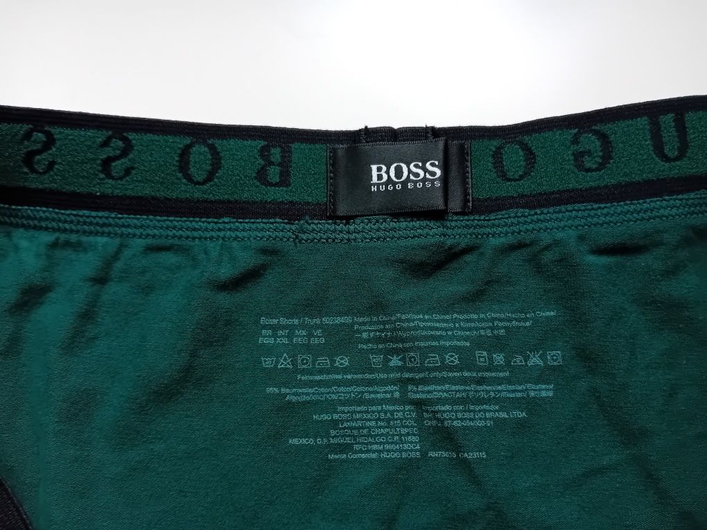 Bokserki zielone Hugo Boss XXL