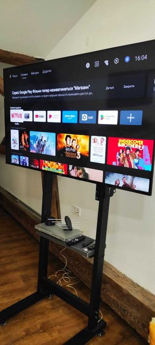 NOKIA QLED Smart TV 65" зі стійкою і кріпленням на стіну