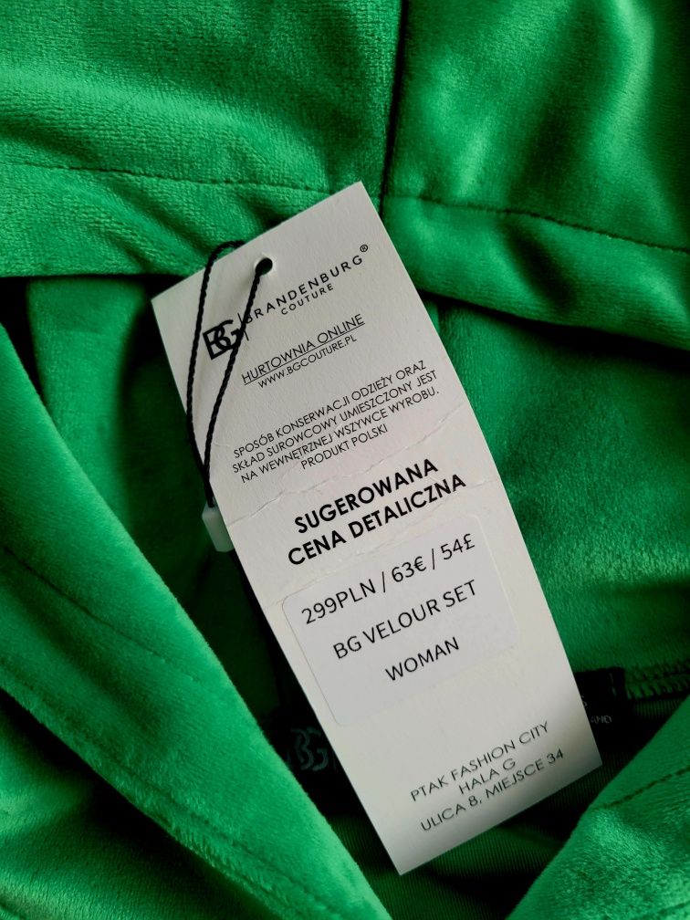 Dres welurowy komplet dresowy  Brandenburg Couture s