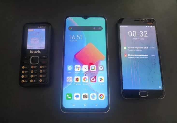 Телефон Tecno Spark 8C 4/64GB + Xiaomi 3 телефона Краща ціна Продам