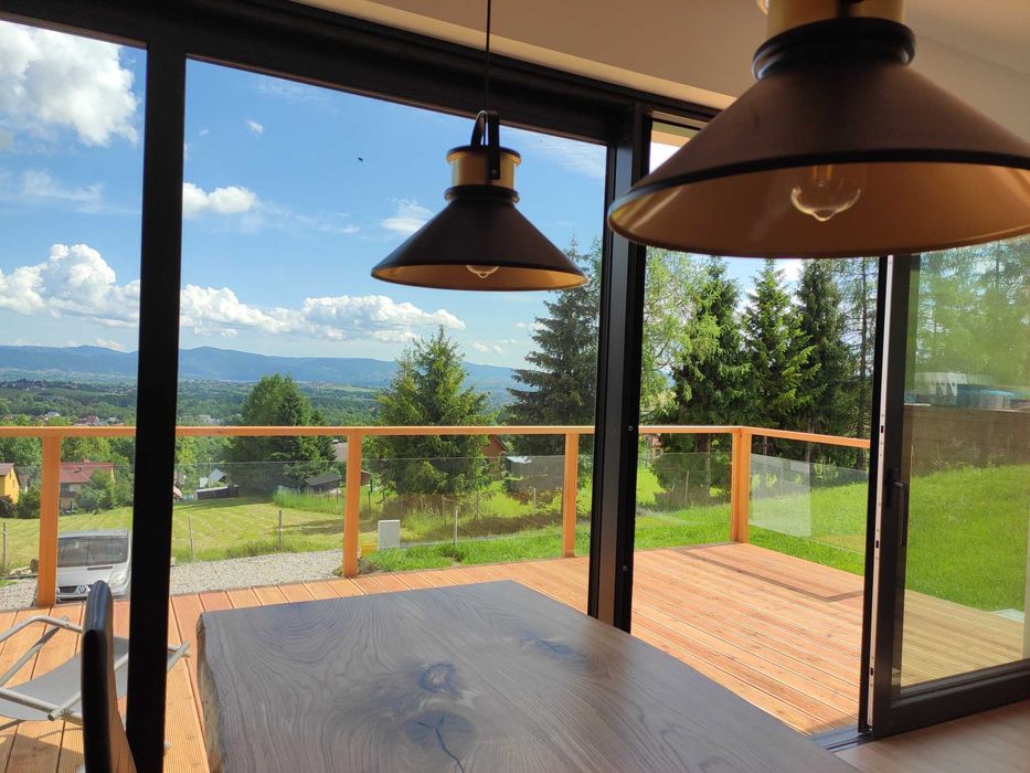 Domki w górach dla 9 osób - Balia z jacuzzi, sauna, Lipowa (Ostre),