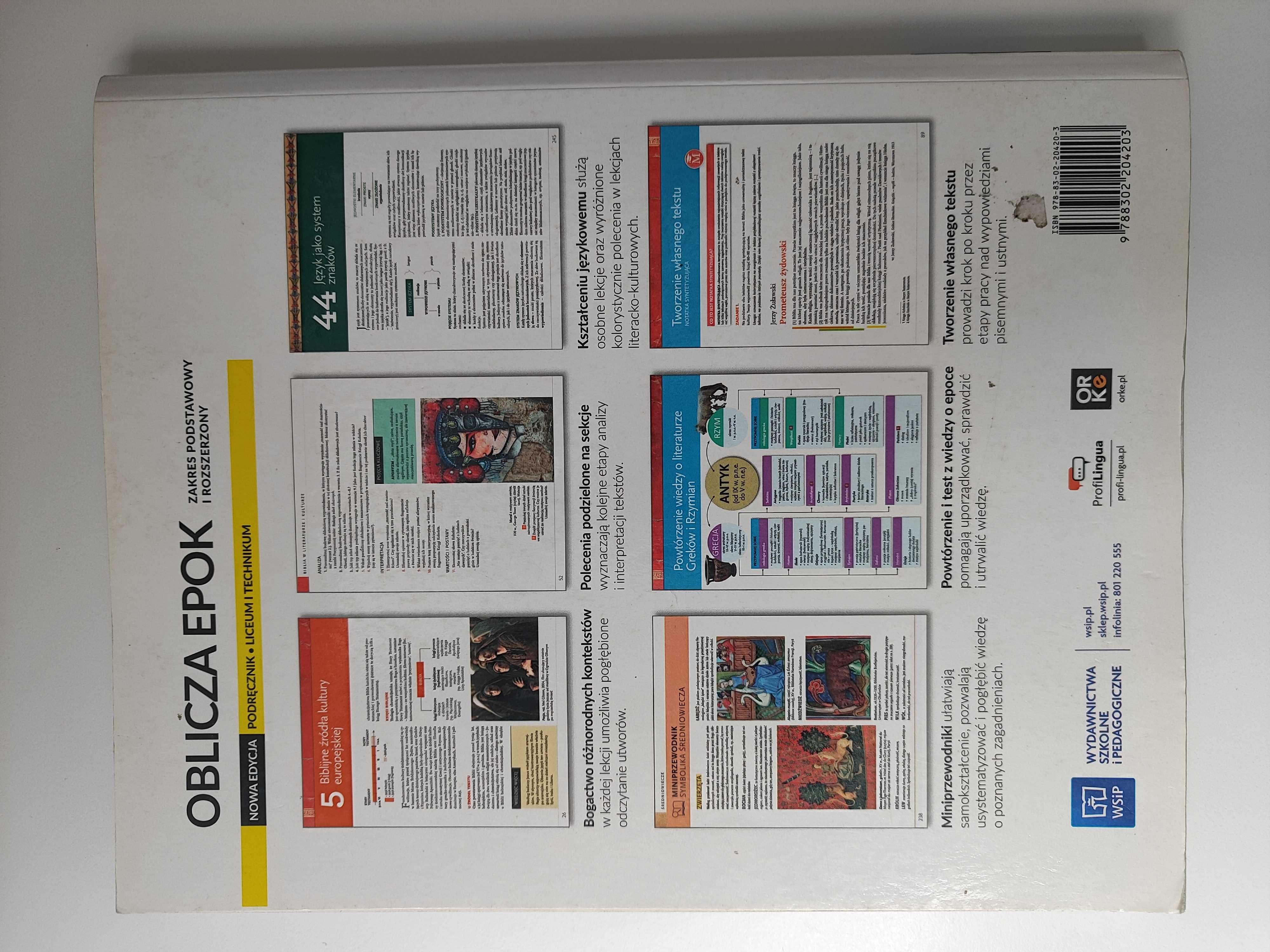 Podręcznik Oblicz Epoki 1.1