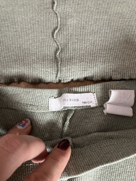 Komplet z szerokimi nogawkami