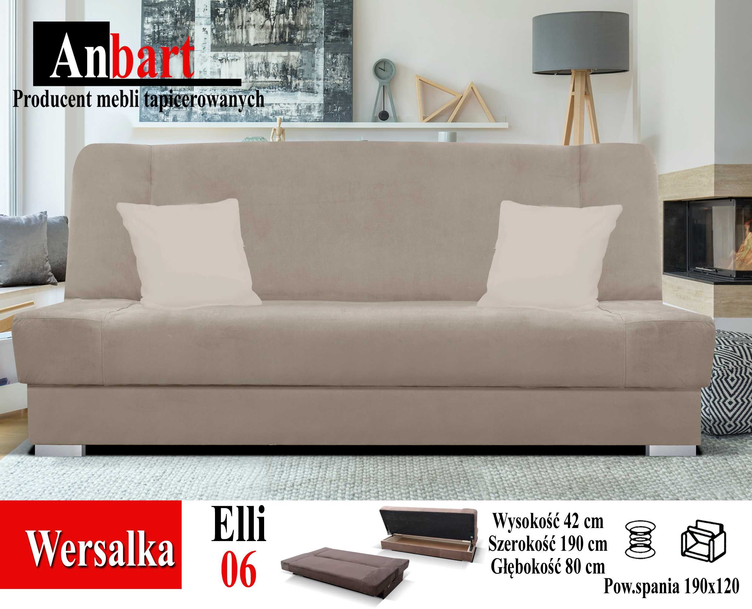 WERSALKA ROZKŁADANA Sofa Kanapa Łóżko Producent Dostawa