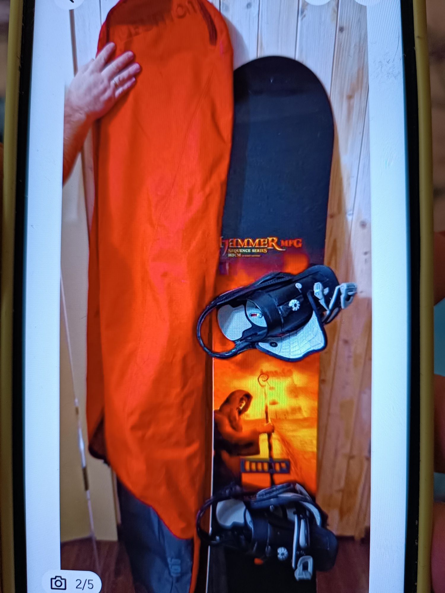 Сноуборд Hammer 163+крепы+чехол Burton