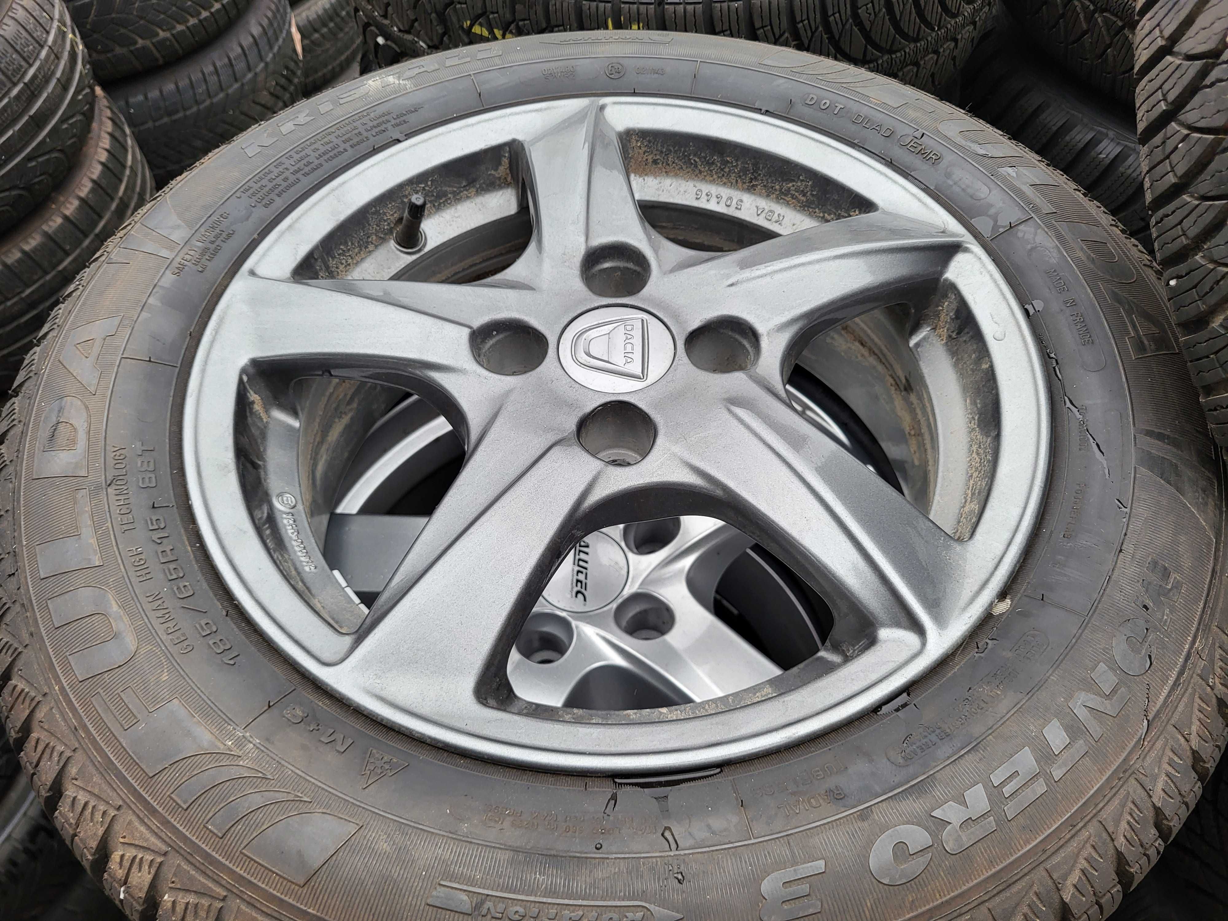 Koła 15" 4x100 Dacia Sandero Lodgy Logan Dokker Jogger Renault Clio
