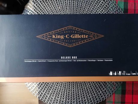 Gillette-Oryginalny Zestaw King C. ,,DELUXE BOX"