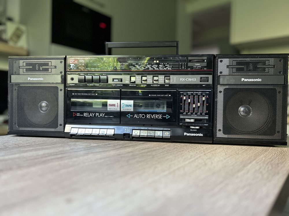 Radiomagnetofon Panasonic RX CW43 Auto Reverse Kaseciak boombox PRL