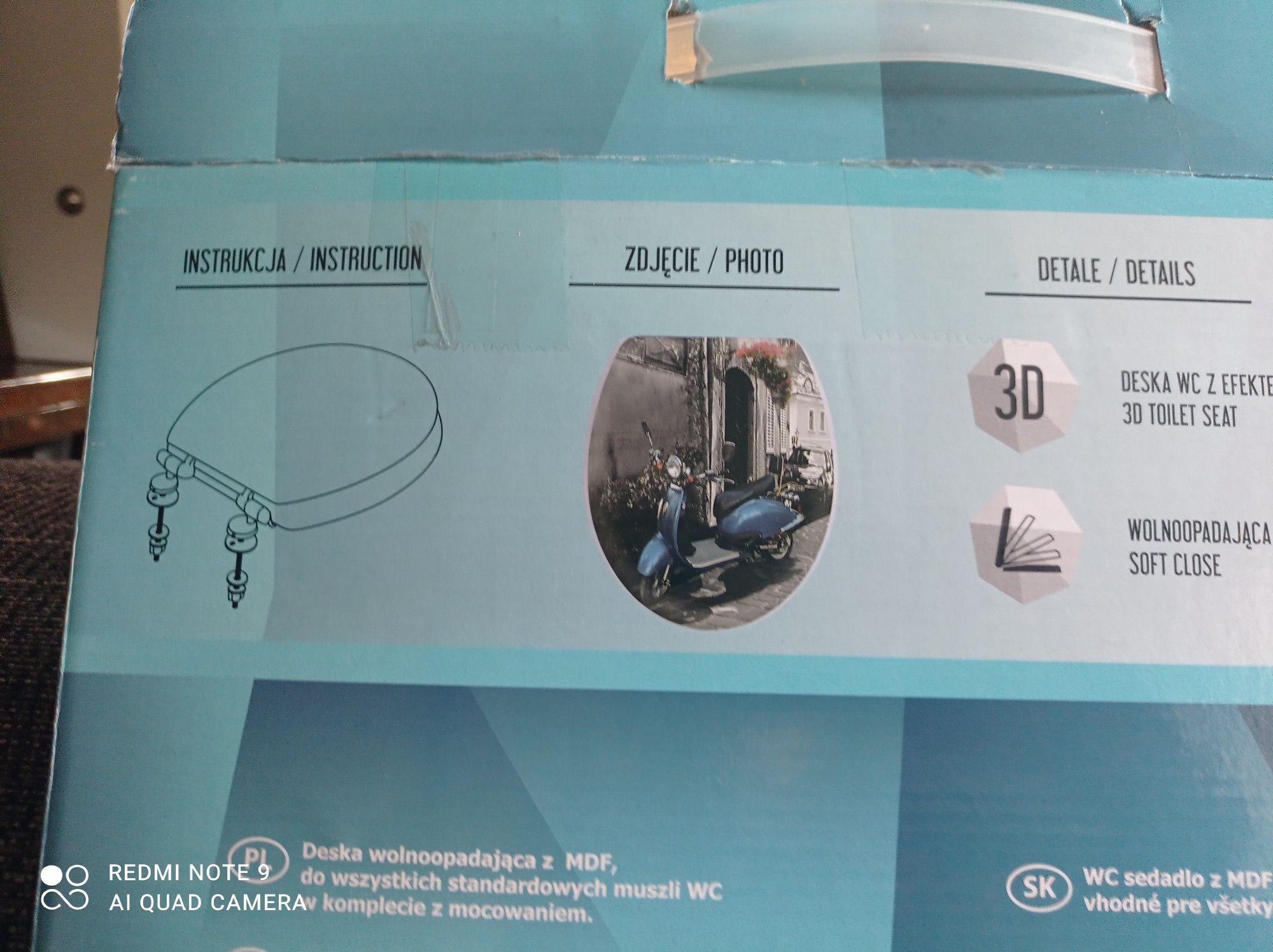 Deska wolnoopadająca 3d skuter
