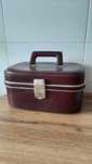 Mala Necessaire Vintage em Pele