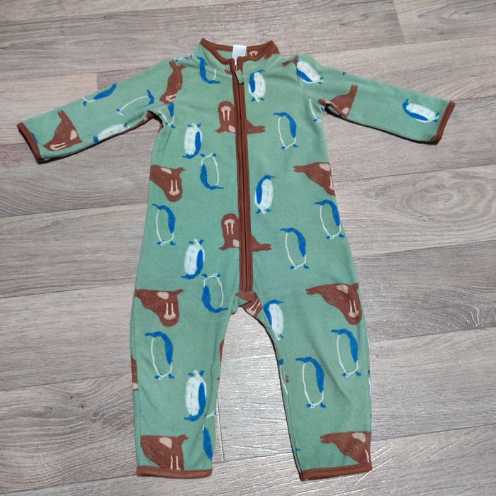 Флісовий чоловічок ромпер 80-86