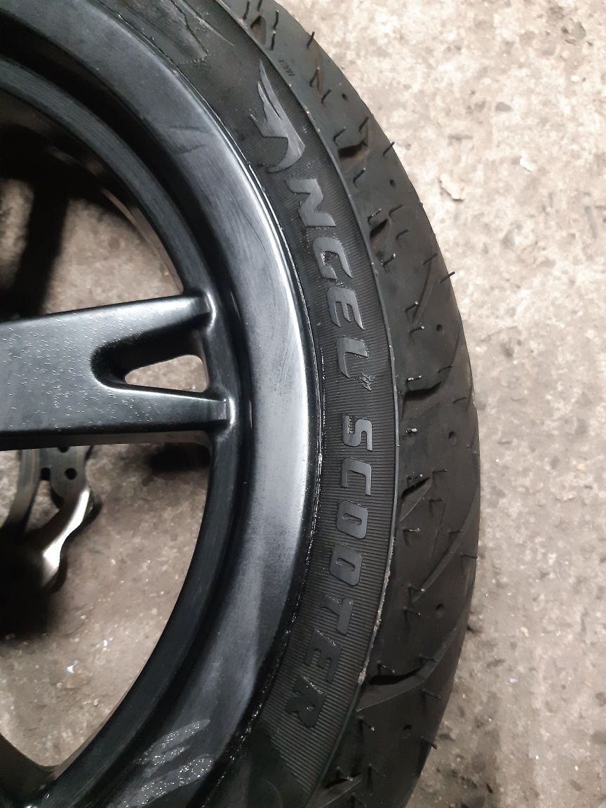 110/70r12 Pirelli Angel Scooter Peugeot Kisbee Koło Przód