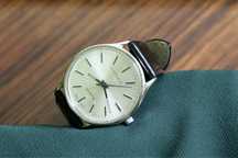 Zegarek Vintage Kienzle z lat 70, NOS, nieużywany - grawer MAN