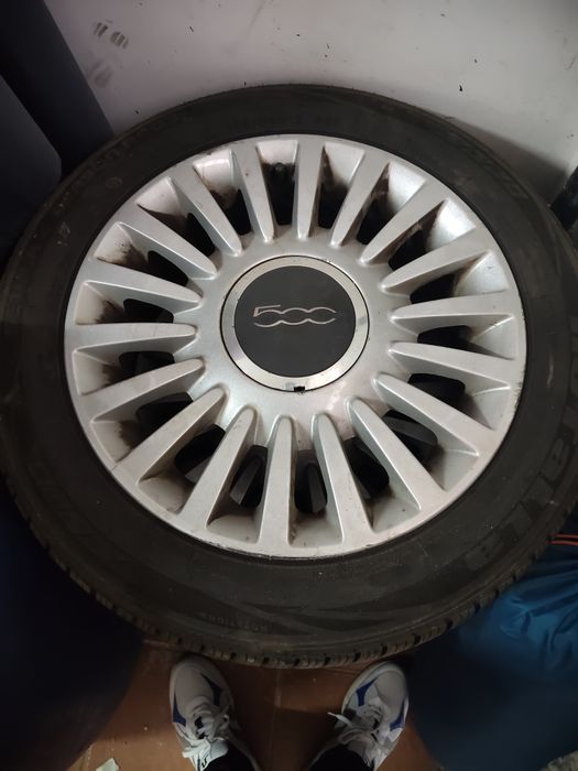 4 jantes Fiat 500