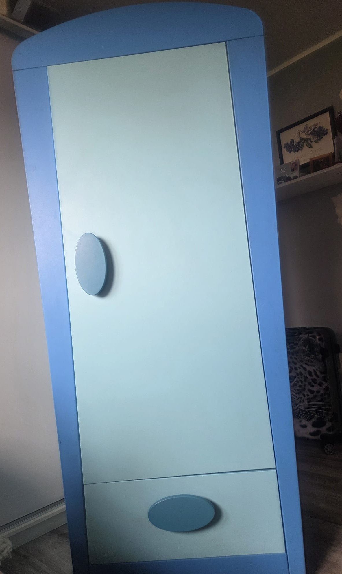 Okazja! Ikea Mammut szafa półki niebieska pokój dziecięcy