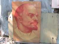 Портрет Ленина на полировке ДСП 35х60
