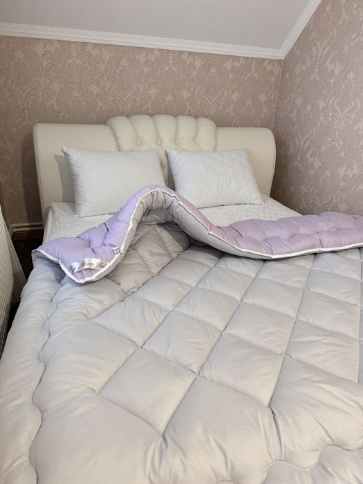 Тепла ковдра вовняна овчина євророзмір евроодело зимнее овечья шерсть