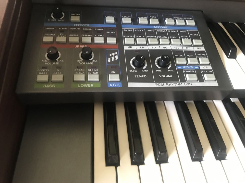 Orgão Viscount BX10 MIDI keyboard