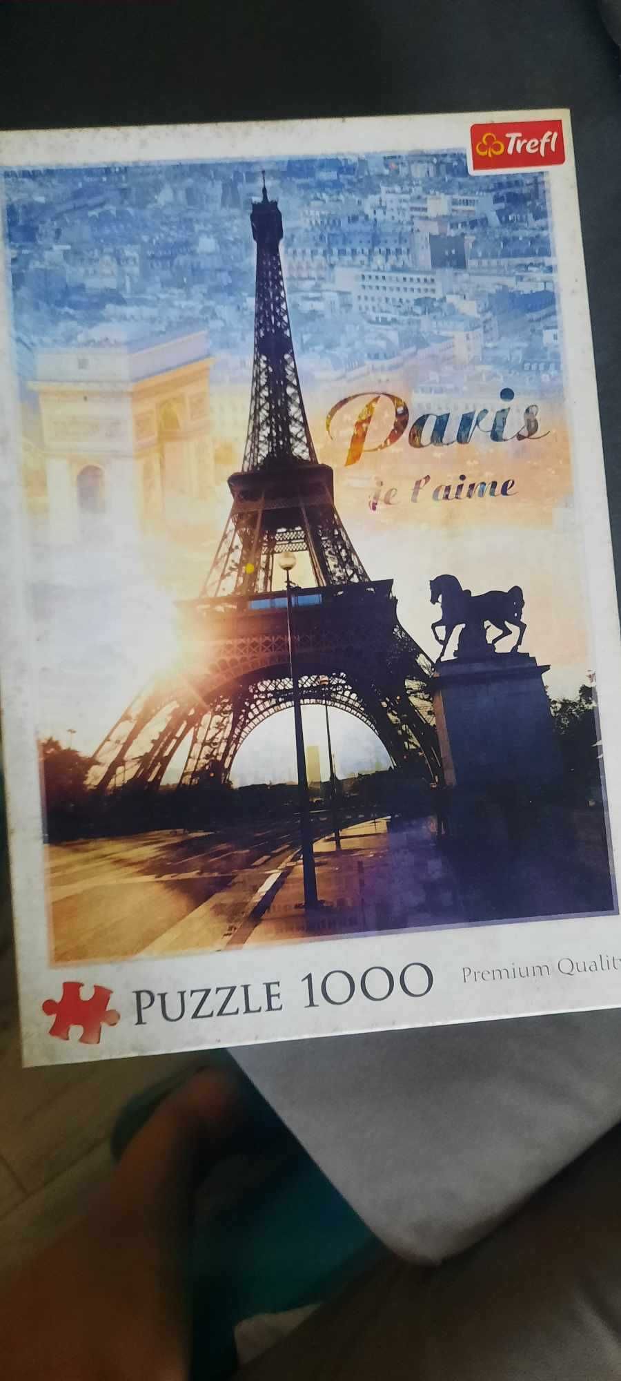 Puzzle Trefl 1000 elementów Paryż Wieża Eiffla.