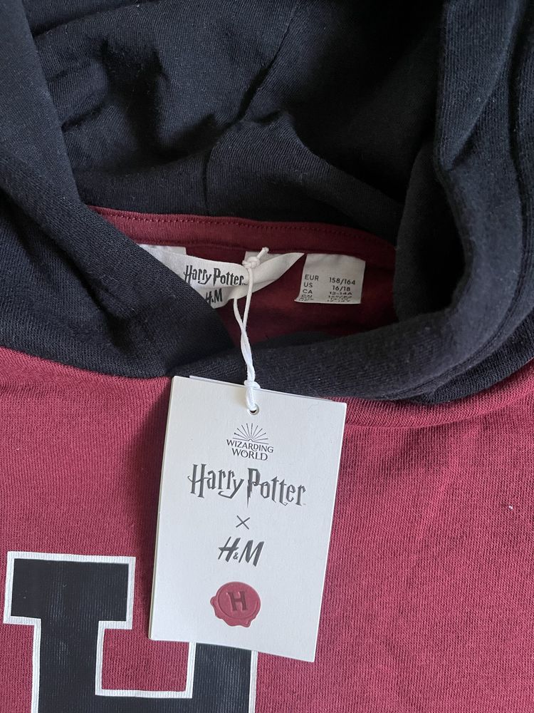 Nowa bluza z kapturem H&M & Harry Potter rozmiar 158-164 cm