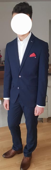 Garnitur młodzieżowy granatowy Wiliński