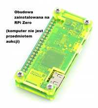 Obudowa "Fluo Open" -- Raspberry Pi ZERO -- fluorescencyjna, zielona
