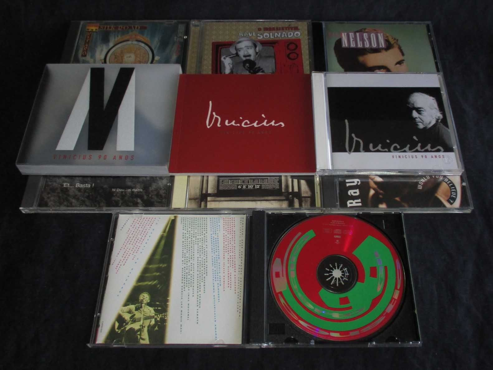 CD's Música Vários Léo Ferré Georges Brassens Eric Clapton Vinicius