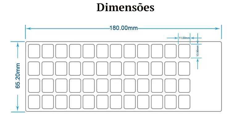 Autocolante para teclado Português / Teclado Autocolante PT