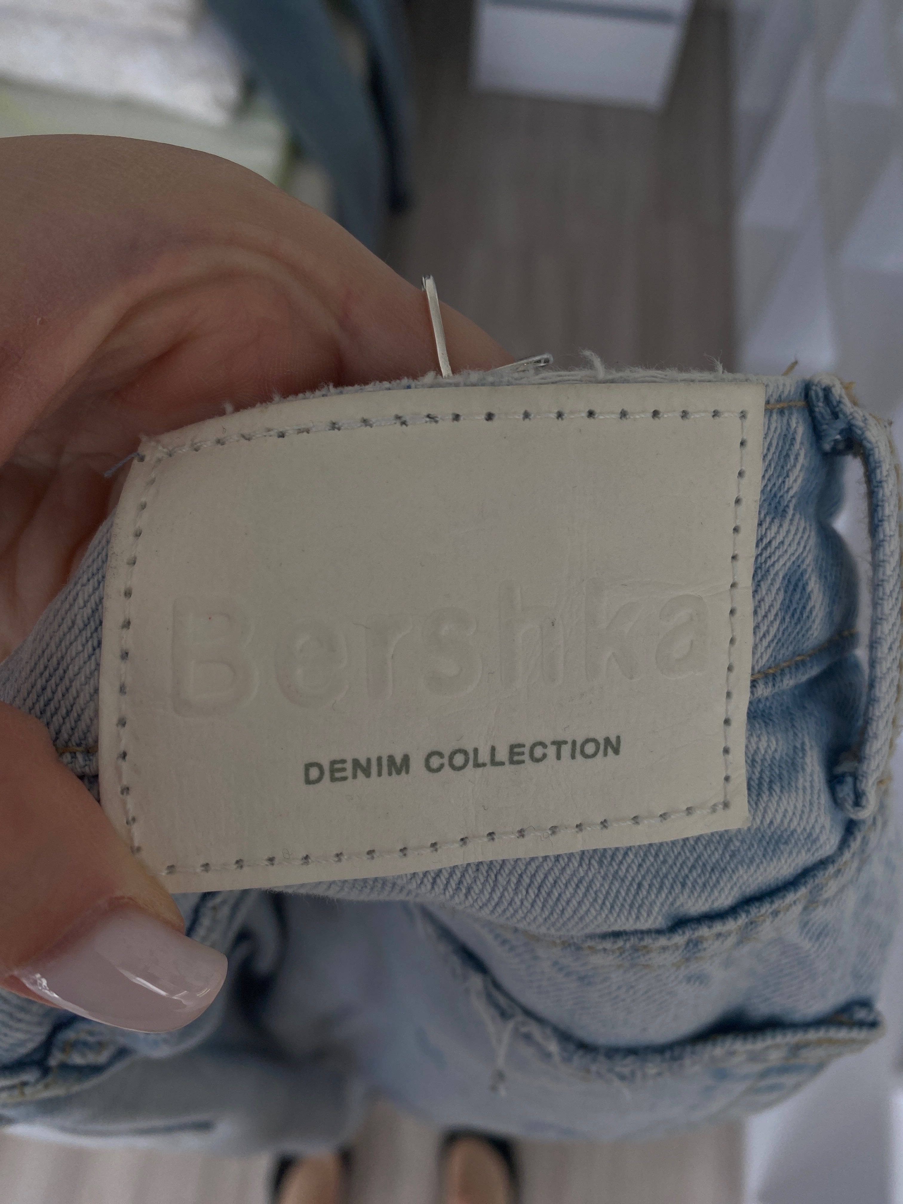 Джинси сині Мом Bershka / джинсы голубые