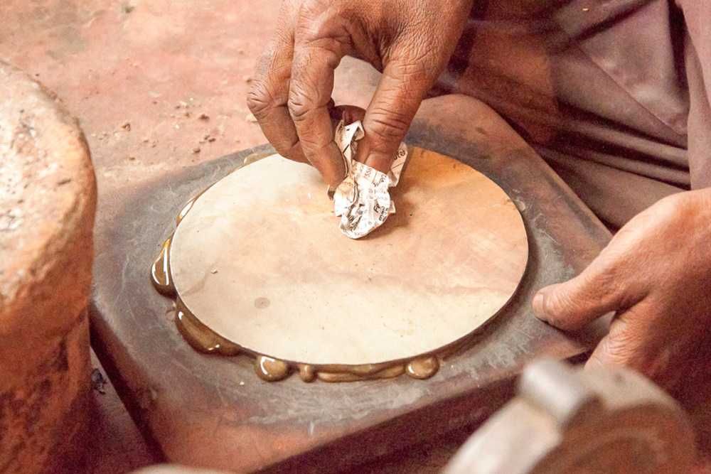 Индийское зеркало ARANMULA Kannadi MIRROR, эксклюзив, ручная работа
