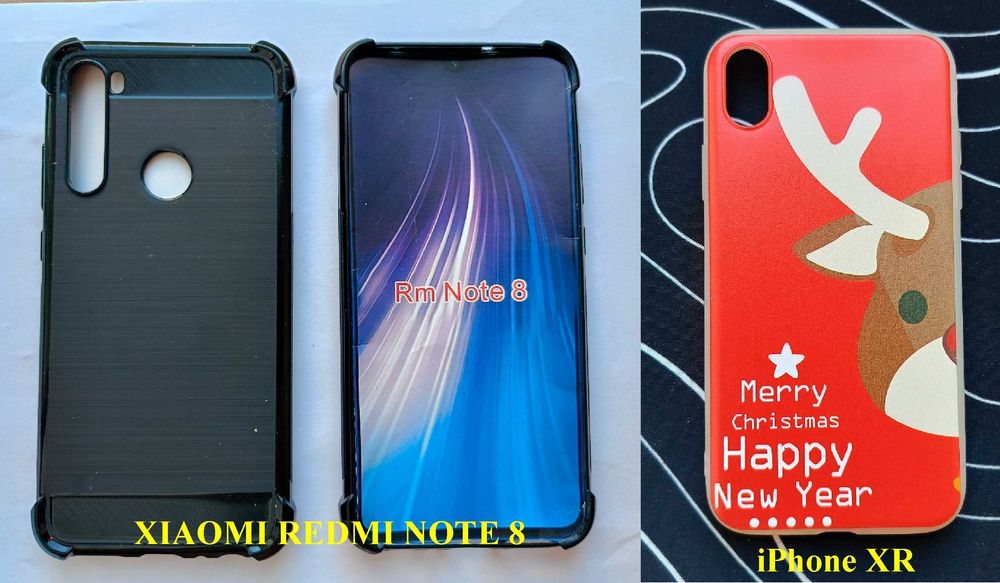 Чохол (бампер) на Xiaomi Redmi Note 8 та на iPhone XR / Айфон XR