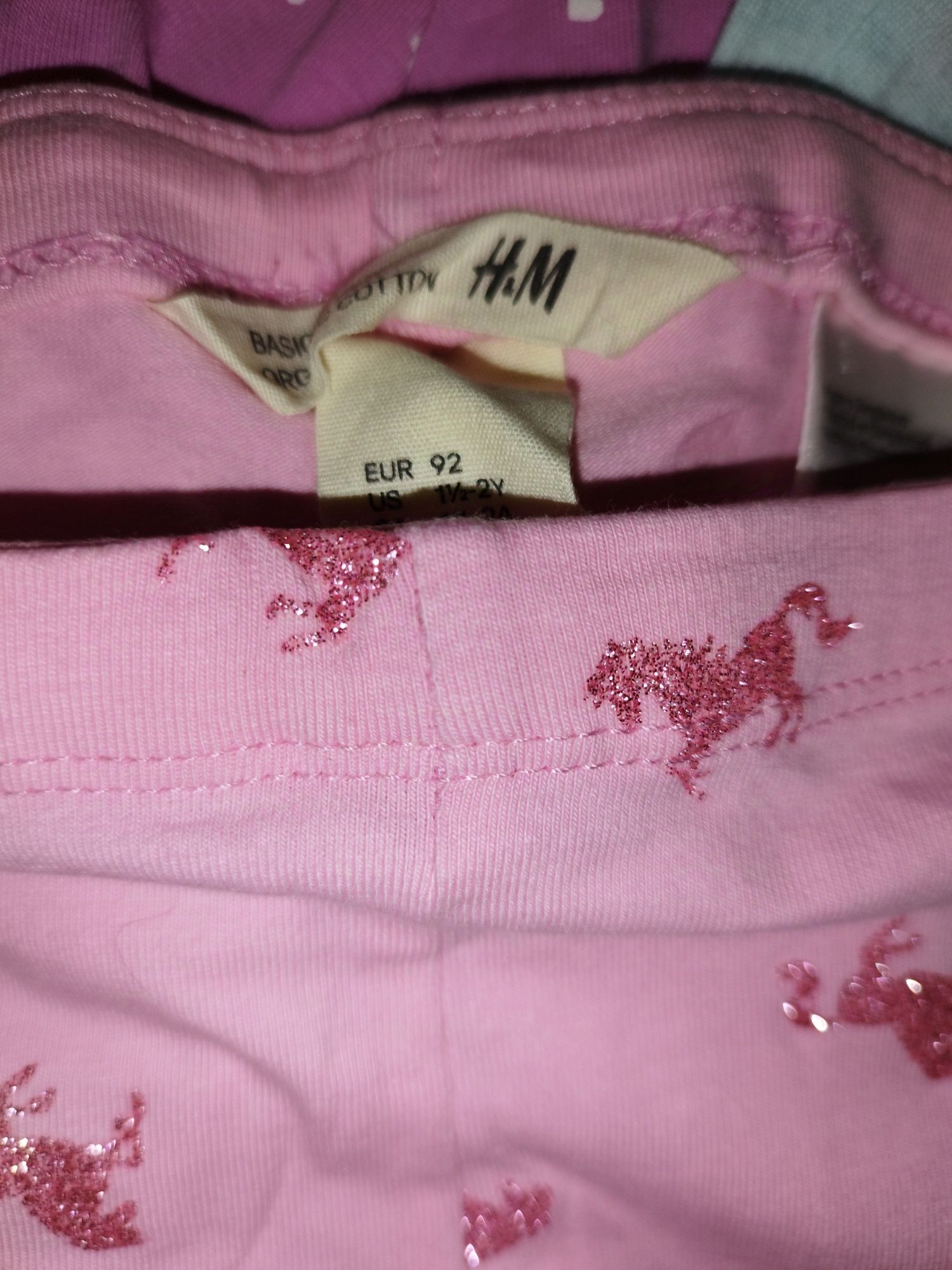 Spodenki krótkie dziewczęce 92 h&m