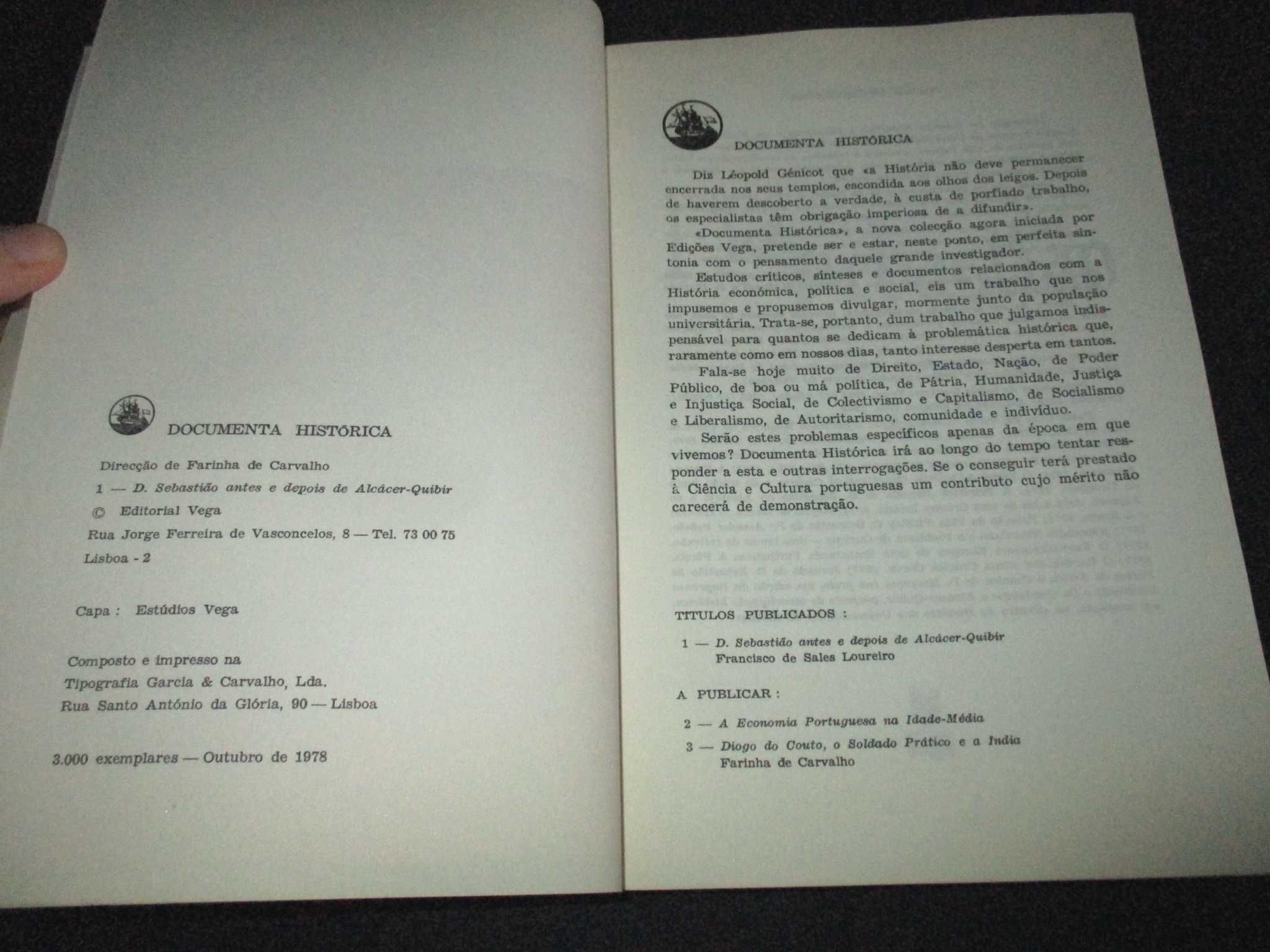 Livro D. Sebastião antes e depois de Alcácer Quibir Francisco Loureiro