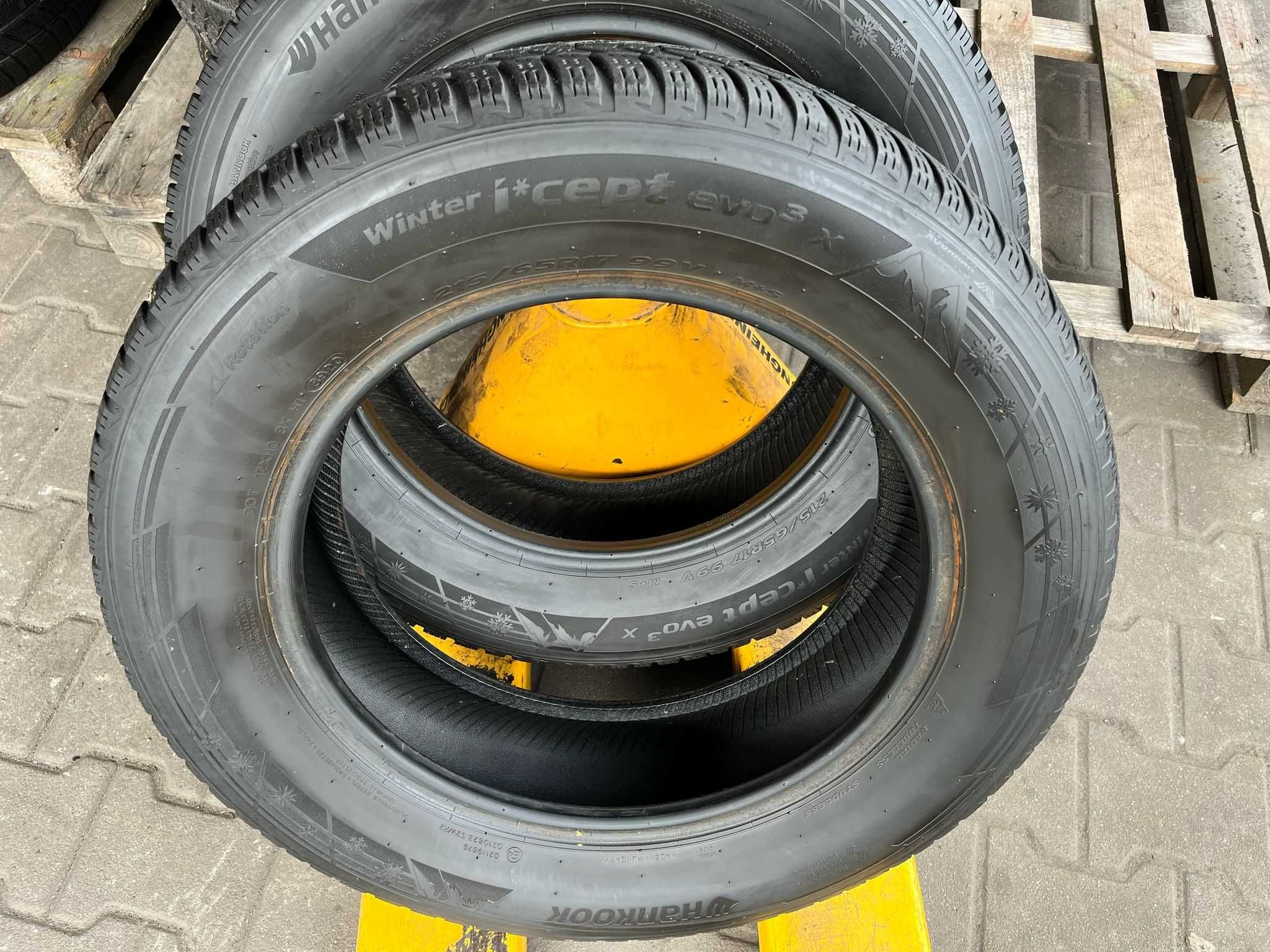 Opony zimowe 2x 215/65 R17 Hankook Winter evo3X #3620
