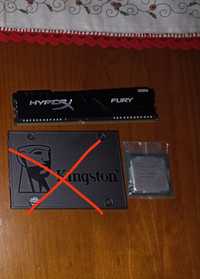 Processador Intel i5 8500 + 8gb RAM hyperX