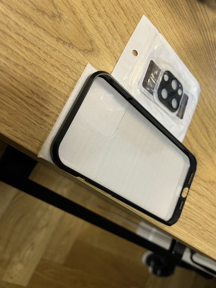 iPhone 13 Pro MAX etui aluminium ramka szkło
