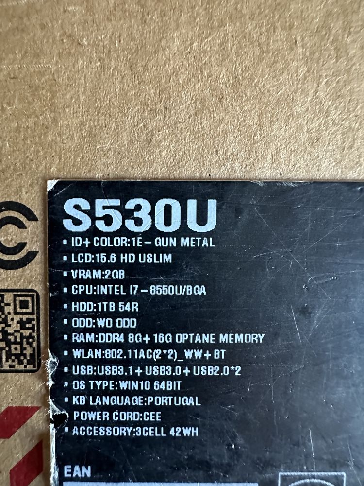 Asus Vivobook S530U