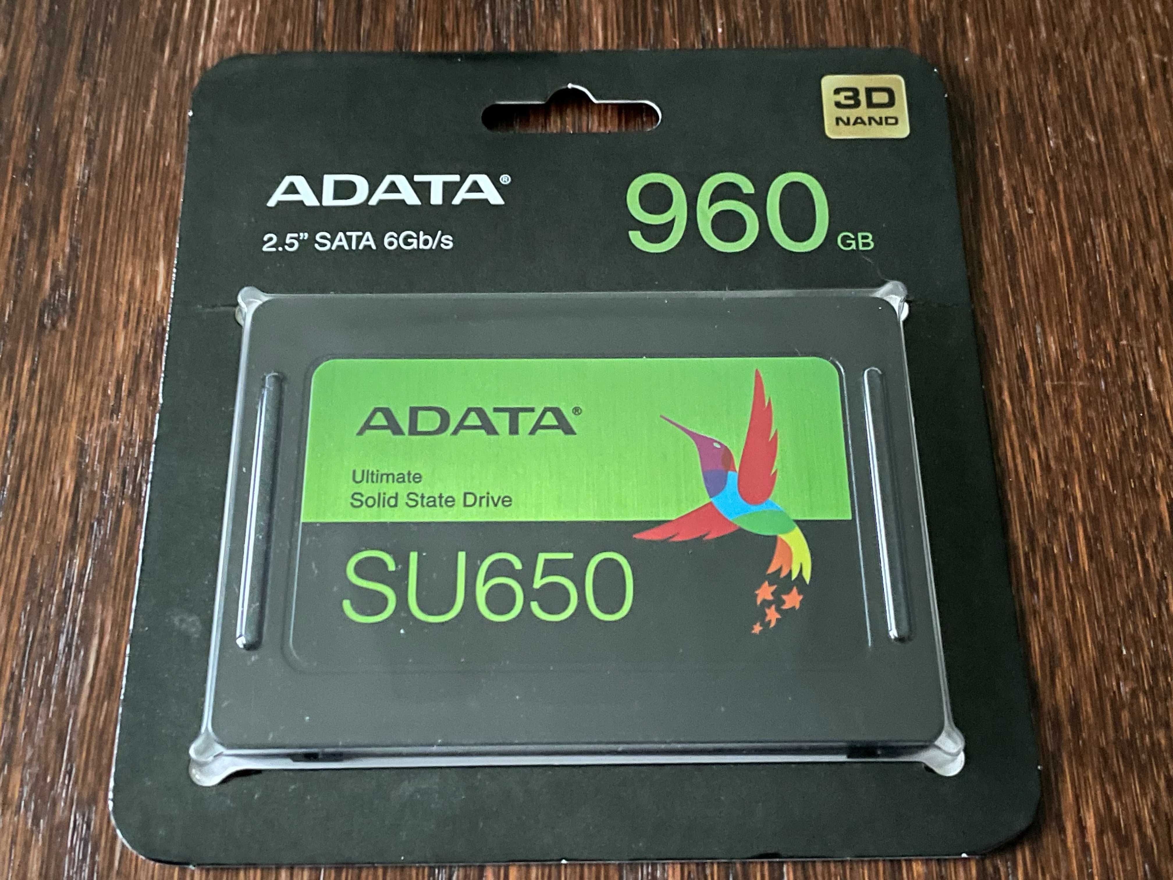 SSD ADATA Ultimate SU650 960GB 2.5" SATA III 3D NAND TLC TBW560
