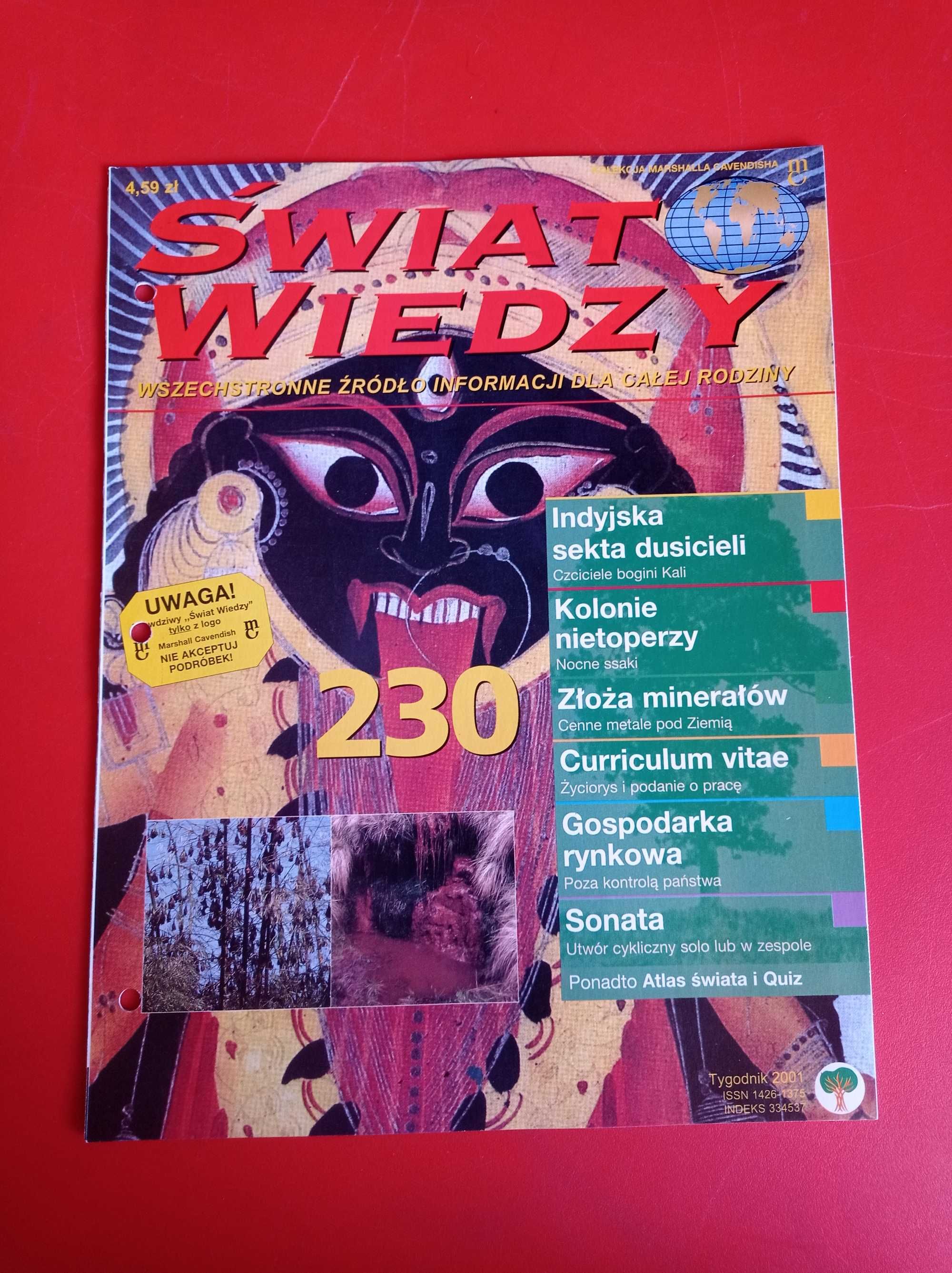 Świat Wiedzy, kolekcja Marshalla Cavendisha, nr 230, 2001