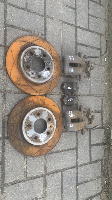 ZESTAW hamulce SWAP 320mm/288mm AUDI A4 B6 B7 S4 Exeo tarcze