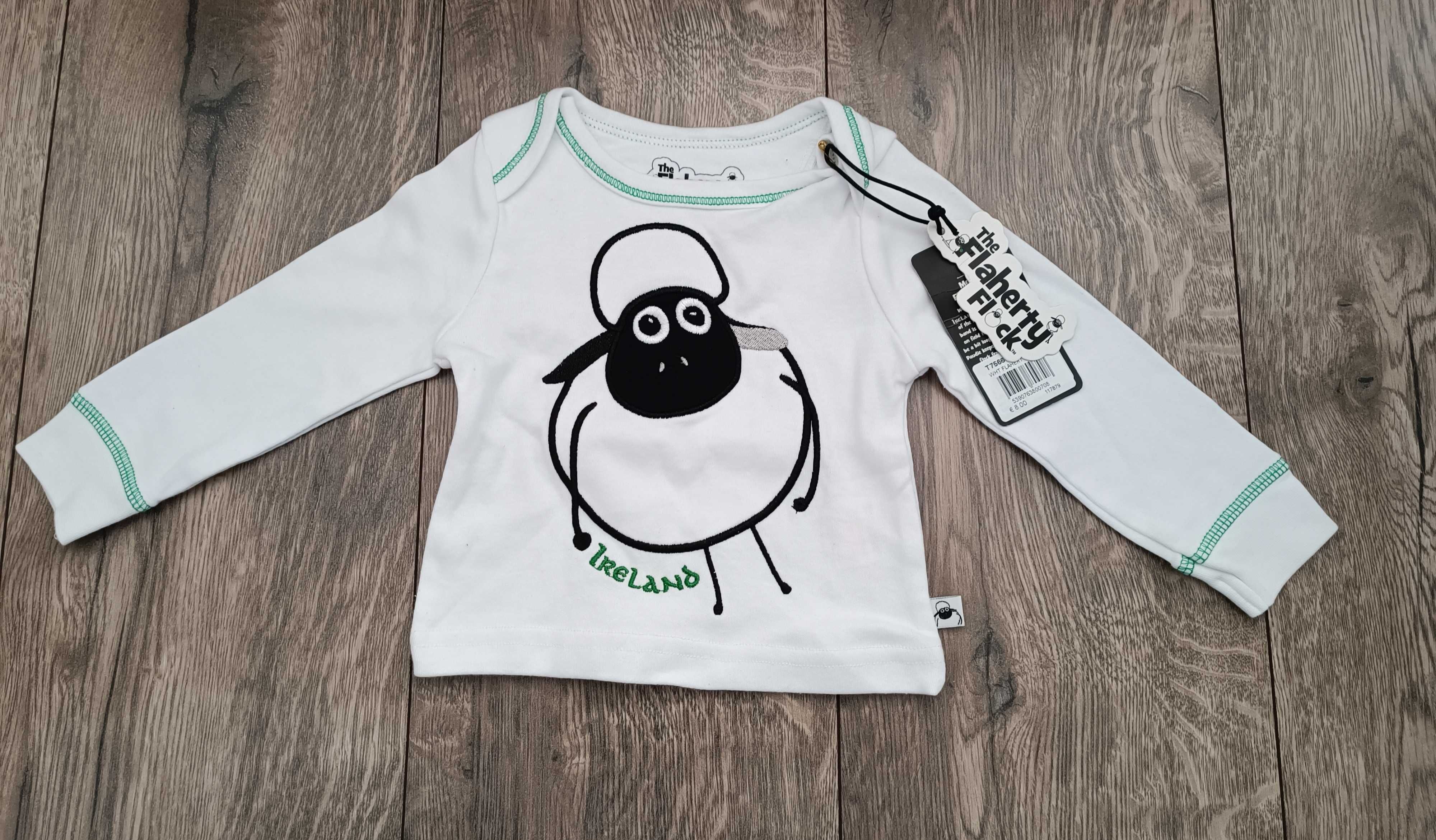 Nowa bluzka t-shirt dla niemowlaka 0-6 m-cy